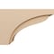 Ekena Millwork 12"W x 36"D x 24"H Classic Helena Rough Cedar Woodgrain TimberThane Corbel, Primed Tan CORUR12X36X24HELRCPR - alternate 3
